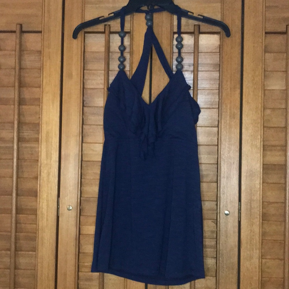 Dark Blue Halter Top